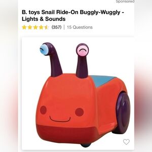 Snail Ride-on Buggly-Wuggly
